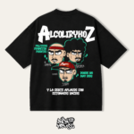 Camiseta negra de la A a la Z