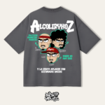 Camiseta gris de la A a la Z